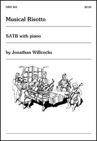 cover Musical Risotto SATB choral sheet music cover